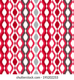 Abstract tangled lattice pattern. Seamless vector background.