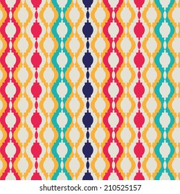 Abstract tangled lattice pattern. Seamless vector background.