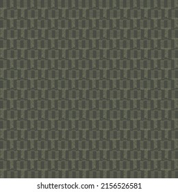 Abstract tapestry with marks and simple geometric elements arranged linearly. Dark gray wallpaper texture.