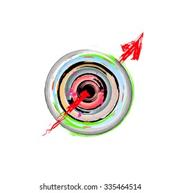 abstract target sign vector design
