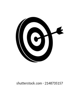 abstract target vector illustrations. the target for archery sports or business marketing goal. target focus symbol sign