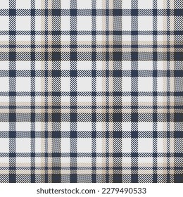 abstract tartan pattern design textile is woven in a simple twill, two over two under the warp, advancing one thread at each pass.