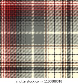 Abstract Tartan Seamless Pattern. Vector Illustration.