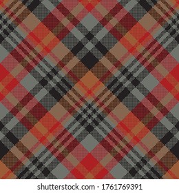 Abstract tartan seamless pattern. Vector illustration.