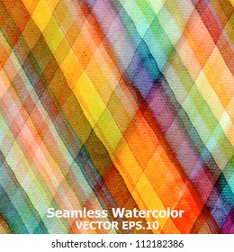 Abstract tartan watercolor ; EPS.10 vector 
: original jpeg image ID: 108899303