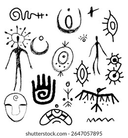 Abstract tattoo collection design. EPS10
