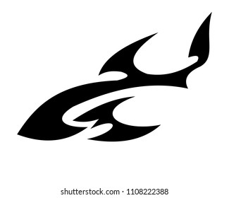 Abstract tattoo design vector illustration