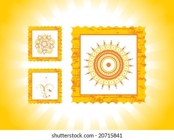 abstract tattoo design, vector illustration