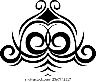 Idea abstracta de tatuajes, ilustración de tatuajes, vector sobre fondo blanco.