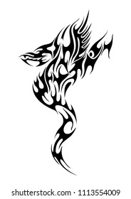 abstract tattoo jin