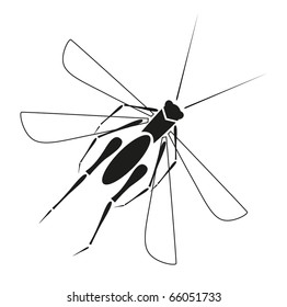 abstract tattoo - a magic insect