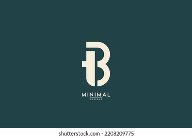 Abstract TB, BT Letters Logo Monogram icon.