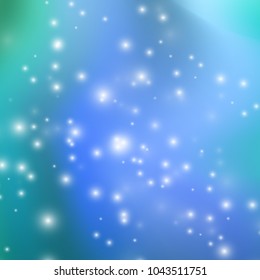Abstract teal background. Blurred soft color backdrop. Vector illustration for your graphic design, banner or poster.