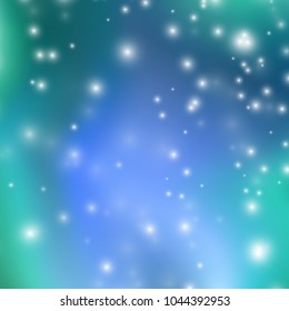 Abstract teal background. Blurred soft color backdrop. Vector illustration for your graphic design, banner or poster.
