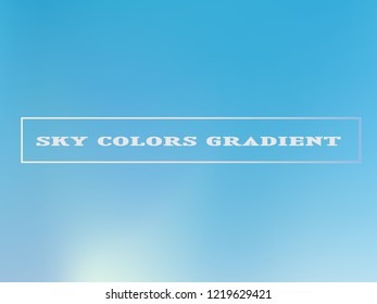 Abstract teal background. Blurred turquoise water or sky colors backdrop. Vector illustration for your graphic design, banner, summer or aqua poster. Mesh vector template