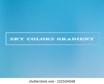 Abstract teal background. Blurred turquoise water or sky colors backdrop. Vector illustration for your graphic design, banner, summer or aqua poster. Mesh vector template