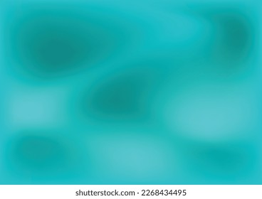 Abstract teal background. Blurred turquoise water backdrop. Vector illustration for your graphic design.