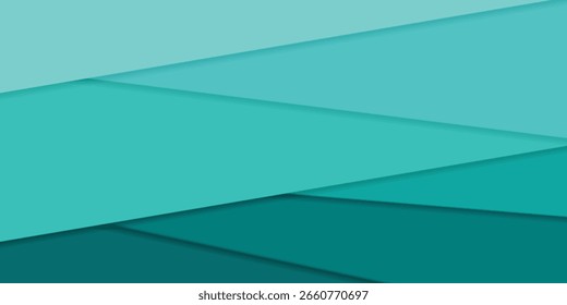 Abstract teal background. Blurred turquoise water backdrop. Vector illustration