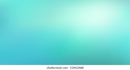 Abstract teal background. Blurred turquoise water with sunlight backdrop. Vector illustration for your poster, graphic design, summer or aqua banner