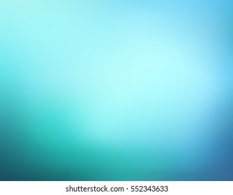 Abstract teal background. Blurred turquoise water backdrop. Vector illustration for your graphic design, banner, summer or aqua poster.