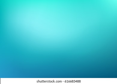 Abstract teal background. Blurred turquoise water backdrop. Vector illustration for your graphic design, banner, summer or aqua poster