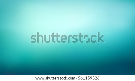 Abstract teal background. Blurred turquoise water backdrop. Vector illustration for your graphic design, banner, summer or aqua poster.