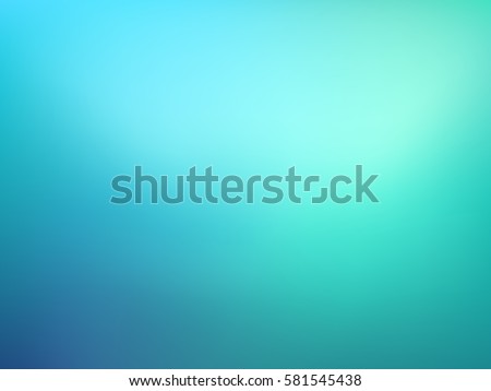 Abstract teal background. Blurred turquoise water backdrop. Vector illustration for your graphic design, banner, summer or aqua poster