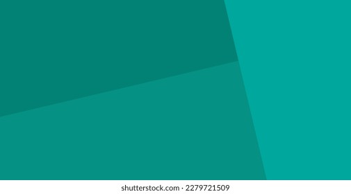 Abstract teal background with geometric shapes. For wallpaper, cover, banner, poster, placard and vivid presentation. Modern geometric design background for business card and flyer template, vector