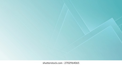 Abstract Teal Background with Geometric Shapes: Digital Artwork for Web Design and Creative Projects