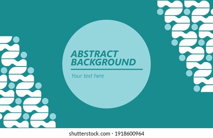 Abstract teal batik pattern. Javanese ornament background for poster design, card design, book cover, or other publications.