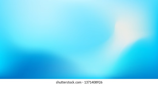 Abstract teal and blue background. Blurred gradient green turquoise backdrop. Vector illustration for your graphic design, banner, water or aqua poster