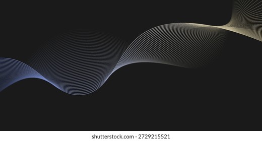 Abstract Teal And Blue Wave: Dynamic Digital Art For Tech, Background, And Motion Graphics, vector