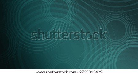 Abstract Teal Circles Background With Concentric Rings For Modern Design And Tech Projects eps10