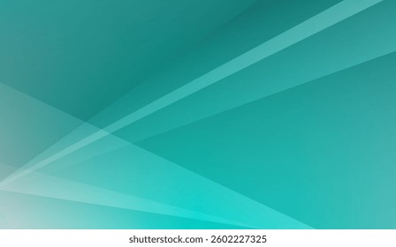 Abstract teal geometric background with translucent white lines for modern digital presentations and vibrant web designs creating depth and visual interest