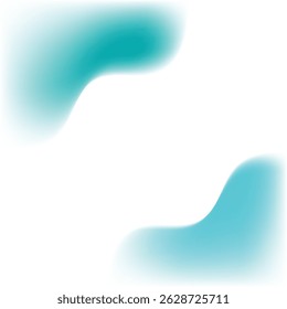 Abstract teal gradient background design template