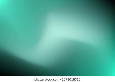 Abstract Teal Gradient Background with Smooth Transitions and Bright Highlights