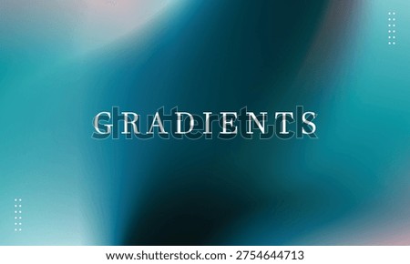 Abstract teal gradient background with soft blur and smooth flowing light effects. Modern digital backdrop ideal for branding, posters, presentations, websites, wallpapers, and creative layouts.