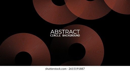 Abstract Teal Green Circular and Wavy Line Pattern on Dark Background - Ideal for Tech, Data, and Networking Themes