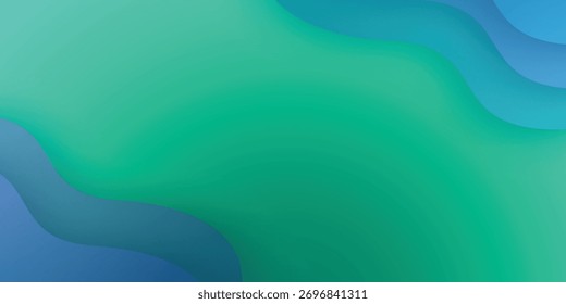 Abstract teal green gradient background