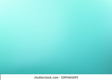 Abstract Teal Mint background  Blurred gradient turquoise backdrop  Vector illustration for your graphic design  banner  water aqua poster