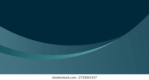 Abstract Teal and Navy Wave Design Background for Tech, Business, and Creative Projects