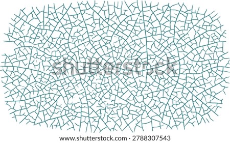 Abstract teal network web of interconnected lines with interconnected abstract structure technology connection communication illustration background geometric branching