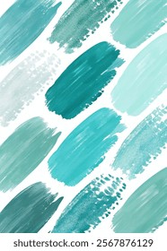 Abstract teal paint strokes, vibrant color palette, artistic texture, modern design, creative background, versatile use.