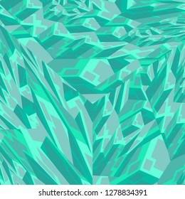 Abstract teal square vector background for web.