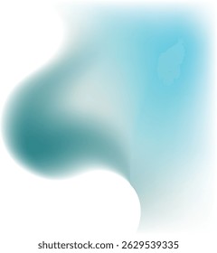 Abstract teal and white swirl background design