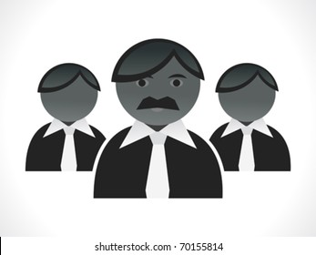 abstract team icon vector illustration