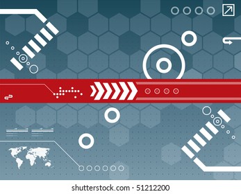 abstract tech background