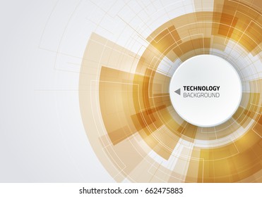 Abstract tech background. Backdrop with many small technology elements. Vector illustration.