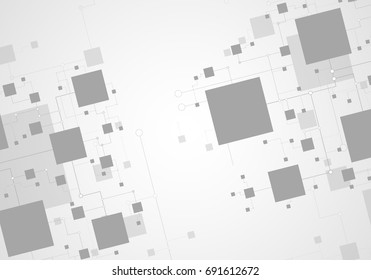 Abstract tech background. Backdrop with small technology elements. Vector illustration.