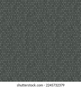 Abstract tech background. Binary code stream seamless vector pattern. Computer code seamless blue texture.